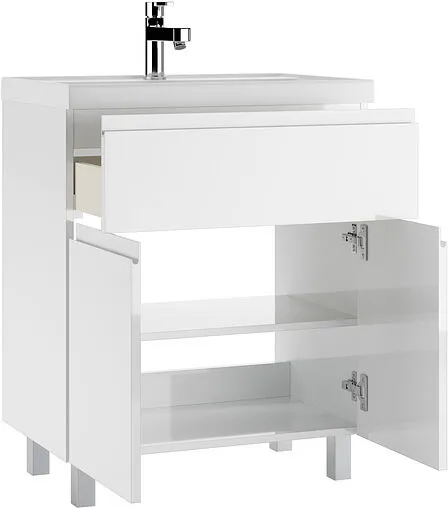 Тумба-умывальник напольный Домино Graffo 70 белый DGr2401T+4670142930037