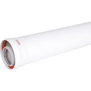 Коаксиальный удлинитель Ø 60/100мм L=1000мм (PP) для конденсационных котлов Rommer RCA-8610-001000, 3