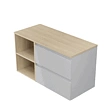Тумба-умывальник подвесная Cersanit Moduo 120 белый SB-SZ-MOD80-BL/Wh+SB-MD-MOD40-SZ+SB-BL-MOD120+