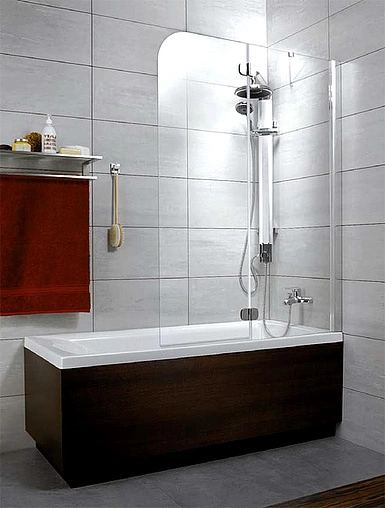 Шторка на ванну 1200мм прозрачное стекло Radaway Torrenta PND PND 120 R 201203-101NR