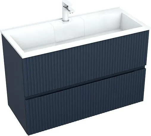 Тумба-умывальник Aquanet Джейн 100 маренго 00313304+