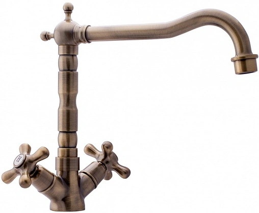 Смеситель для кухни Swedbe Selene бронза 7142