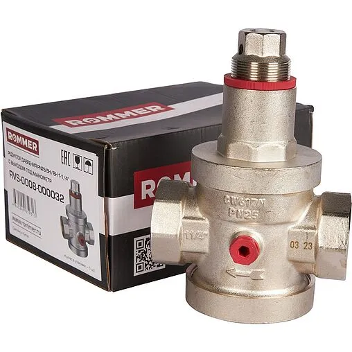 Редуктор давления поршневой 1¼&quot; Rommer RVS-0008-000032
