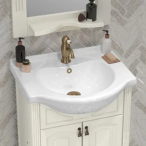 Тумба-умывальник напольный Opadiris Риспекто 55 слоновая кость 00-00005759+4620008199344, 3