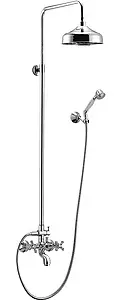Душевая система со смесителем для ванны Cezares Retro хром RETRO-C-CVD1-01 Душевая система со смесителем для ванны Cezares Retro хром RETRO-C-CVD1-01, 1