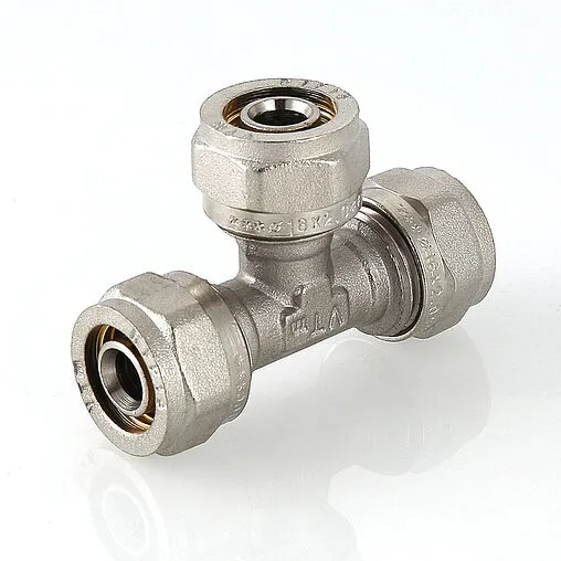 Тройник компрессионный соединительный 32мм Valtec VTm.331.N.323232