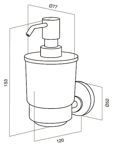 Дозатор для жидкого мыла Am.Pm Bliss L A5536964