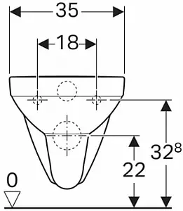 Комплект 6 в 1 Geberit Selnova Square Rimfree 458.121.SE.1 с кнопкой Delta21 хром глянцевый Комплект 6 в 1 Geberit Selnova Square Rimfree 458.121.SE.1 с кнопкой Delta21 хром глянцевый, 5
