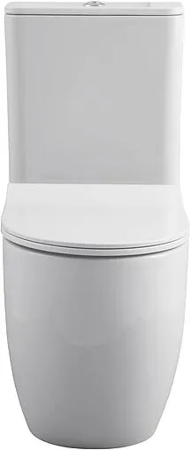 Унитаз-компакт безободковый Allen Brau Priority белый 4.31003.20+4.XX000.20