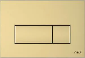 Клавиша смыва для унитаза VitrA Root Square 740-2324 золото, 1