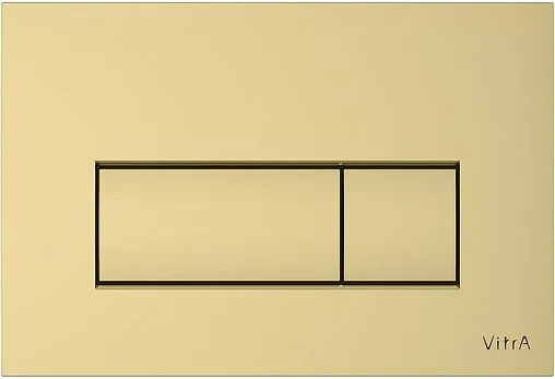 Клавиша смыва для унитаза VitrA Root Square 740-2324 золото