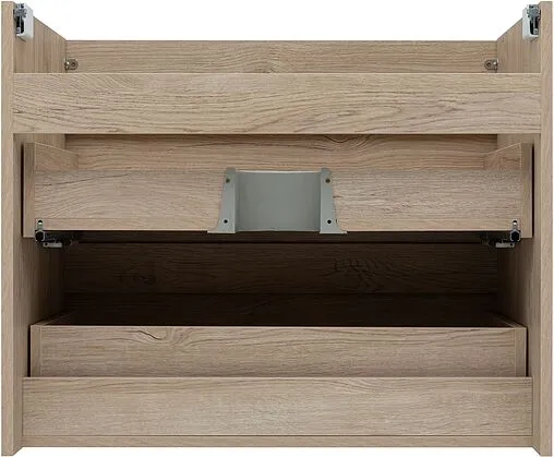 Тумба под умывальник подвесная Aquanet Нота New 75 дуб светлый 00334198