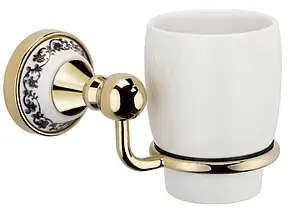 Стакан Fixsen Bogema gold золото/белый с рисунком FX-78506G, 1