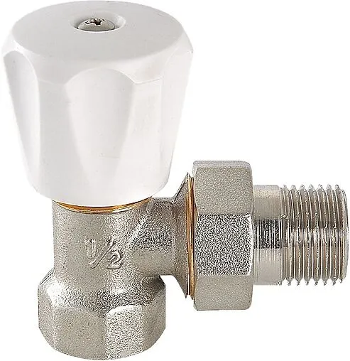 Вентиль регулирующий угловой ½&quot; в/н Valtec VT.007.LN.04