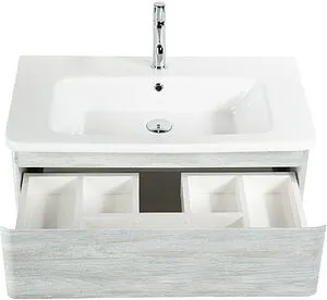 Тумба-умывальник подвесная BelBagno ALBANO-CER 80 Rovere Vintage Bianco ALBANO-CER-800-2C-SO-RVB+12080-KL, 3