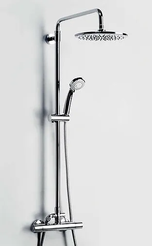Душевая система с термостатом для душа Wasserkraft хром A13302
