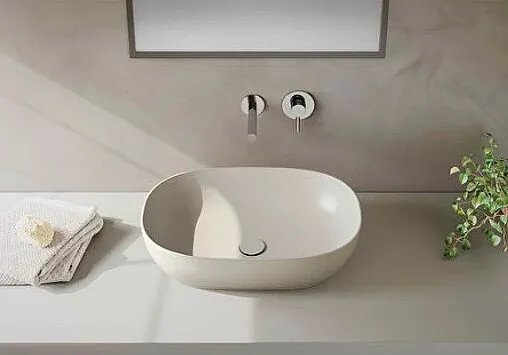 Раковина VitrA Outline Recycled 57 тауп матовый 7995B066-0016