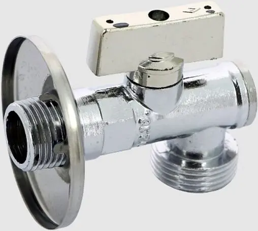 Кран шаровый угловой для бытовой техники ½"н x ¾"н Bugatti Miami 07900001