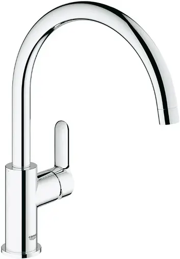 Мойка кухонная со смесителем Grohe K200-86 нержавеющая сталь 31562SD1