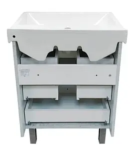 Тумба-умывальник напольная Comforty Никосия 60Н дуб белый 00004142203CF Тумба-умывальник напольная Comforty Никосия 60Н дуб белый 00004142203CF, 5