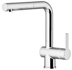 Смеситель для кухни с выдвижным изливом Gattoni Modern чёрный матовый 4070/PCNO, 1