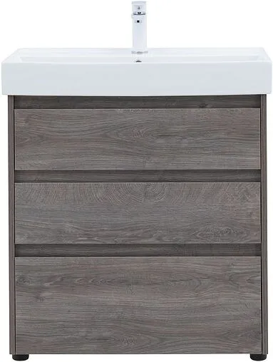 Тумба под умывальник напольная Aquanet Nova Lite 75 дуб рошелье 00302473