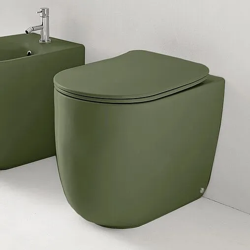 Унитаз приставной безободковый Kerasan Nolita Verde 531811