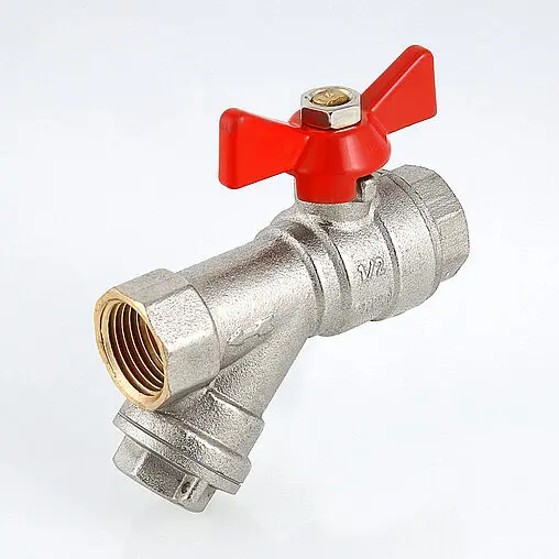 Кран шаровый с фильтром ½&quot;в x ½&quot;в Valtec Combi VT.293.N.04