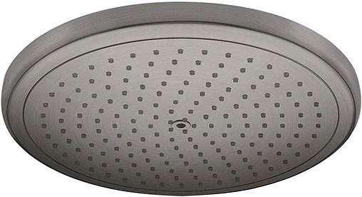 Лейка верхнего душа Hansgrohe Croma 280 1jet шлифованный чёрный хром 26220340