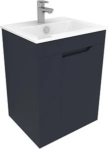 Тумба-умывальник Aquanet Практика 50 маренго 00330452+44050, 1