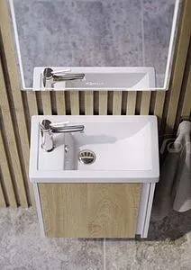 Тумба под умывальник подвесная Aqwella Urban 45 дуб давос URB0145DD Тумба под умывальник подвесная Aqwella Urban 45 дуб давос URB0145DD, 5