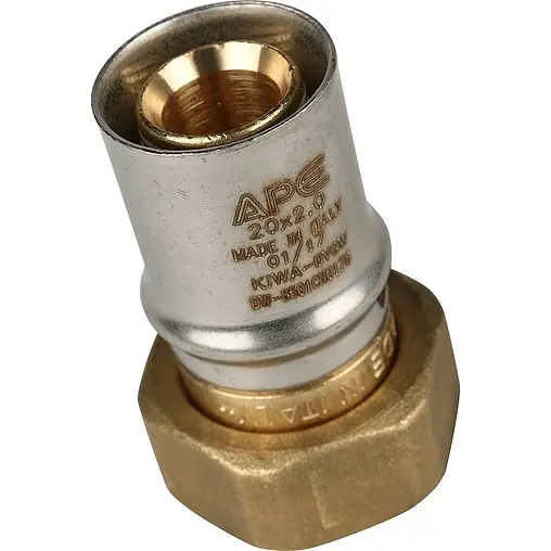 Муфта пресс с накидной гайкой 20мм x ¾"нг APE 3AP185 3420