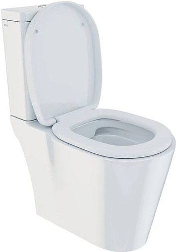 Унитаз-компакт безободковый IDDIS Calipso Rimless белый CALRDSEi24