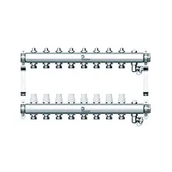 Группа коллекторная без расходомеров 8 отводов 1"в/в x ¾"ек Wester W903.8