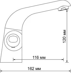 Смеситель для раковины Wasserkraft Lossa хром 1203 Смеситель для раковины Wasserkraft Lossa хром 1203, 2
