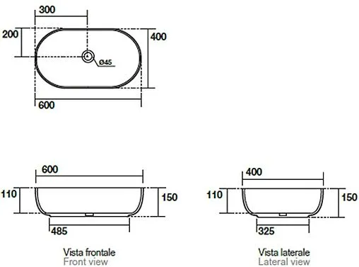 Раковина Kerasan Nolita 60 белый 534301
