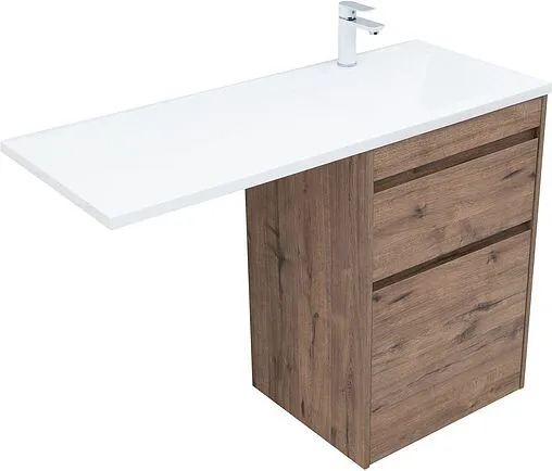Тумба под умывальник напольная Aquanet Токио 58 дуб веллингтон 00333648