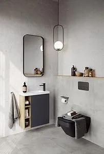 Тумба-умывальник подвесная Aqwella Alba 60 R серый матовый/дуб давос ALB0106RDD+ALB0706GRМ+CMPSL.06.04.D Тумба-умывальник подвесная Aqwella Alba 60 R серый матовый/дуб давос ALB0106RDD+ALB0706GRМ+CMPSL.06.04.D, 3