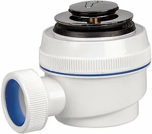 Сифон для душевого поддона Wirquin Элит хром 30987059, 1