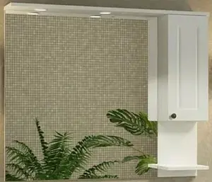 Шкаф-зеркало Comforty Севилья 100 R cлоновая кость 00003132628CF Шкаф-зеркало Comforty Севилья 100 R cлоновая кость 00003132628CF, 1