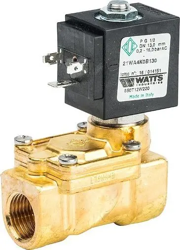 Электромагнитный клапан НЗ ½&quot; WATTS 850T12W220 10023639