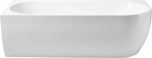 Ванна акриловая Aquanet Family Elegant A 180x80 Matt Finish белый матовый/панель Black matte 3805-N-MW-MB