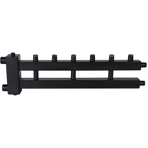 Распределительный коллектор 4 контура с гидрострелкой 1½&quot;н x 1&quot;н Rommer RDG-0018-014034