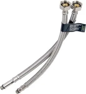 Гибкая подводка для смесителя (пара) Monoflex PEX 12мм 0.6м x ½&quot;в x М10x1 L17/34мм Н01550, 4