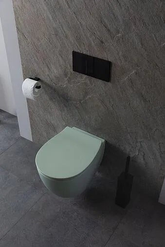 Унитаз подвесной безободковый Allen Brau Fantasy мятный 4.11004.MT