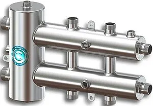 Распределительный коллектор 3 контура с гидрострелкой 1¼"н x 1"н Север-R-М3(Aisi) 1955004 Распределительный коллектор 3 контура с гидрострелкой 1¼"н x 1"н Север-R-М3(Aisi) 1955004, 1