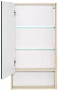 Шкаф-зеркало Aquaton Сканди 45 белый/дуб верона 1A252002SDB20, 3