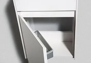 Тумба-умывальник подвесная BelBagno PIETRA MINI 40 R Bianco Lucido PIETRA MINI-400-1A-SO-BL-R+BB-460-PM-LVB Тумба-умывальник подвесная BelBagno PIETRA MINI 40 R Bianco Lucido PIETRA MINI-400-1A-SO-BL-R+BB-460-PM-LVB, 4