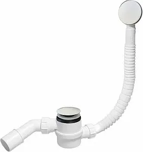 Слив-перелив для ванны Mc Alpine хром MRB11-WH Слив-перелив для ванны Mc Alpine хром MRB11-WH, 1