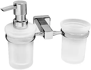 Дозатор для жидкого мыла Wasserkraft Lippe хром 6589, 1